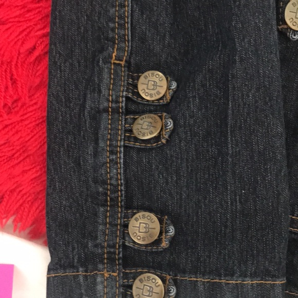 Gorgeous jean jacket by Bisou Bisou - Picture 5 of 9